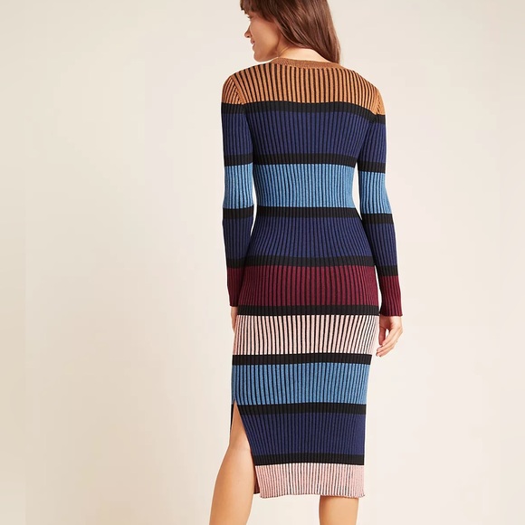 Dolan for Anthropologie Lorna Midi Sweater Dress Size Extra Small - Picture 2 of 9